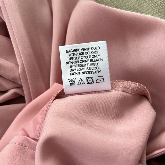 Blue Sol Womens Solid Pleated Front Trousers.  Size 10. Pink - Picture 11 of 11